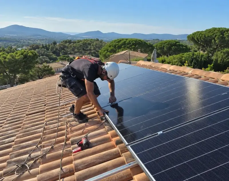 Installateur panneaux solaires Brussieu — pose photovoltaïque sur toiture